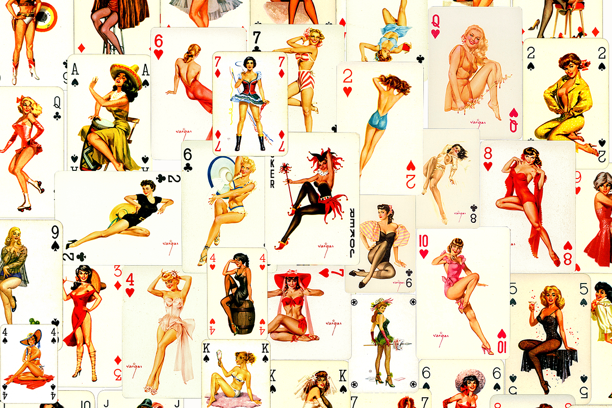280+ Darling Pin-up playing Cards, a Person Illustration by Digital Museum (Photo 1 of 4)