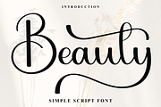 Beauty, a Script Font by InermediaSTUDIO (Thumbnail 2 of 8)