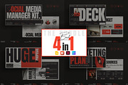 4-in-1 Business Presentation Bundle, a Presentation Template by ArtisanaAura (Thumbnail 1 of 23)