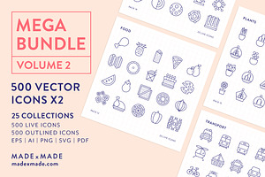 Mega Bundle Vol 2 Line Icons