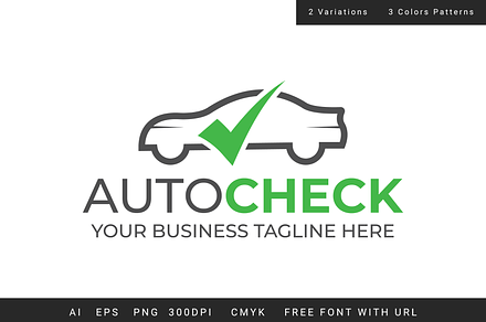 Auto Check Car service logo