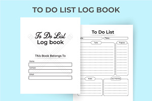 To Do List Notebook KDP Interior