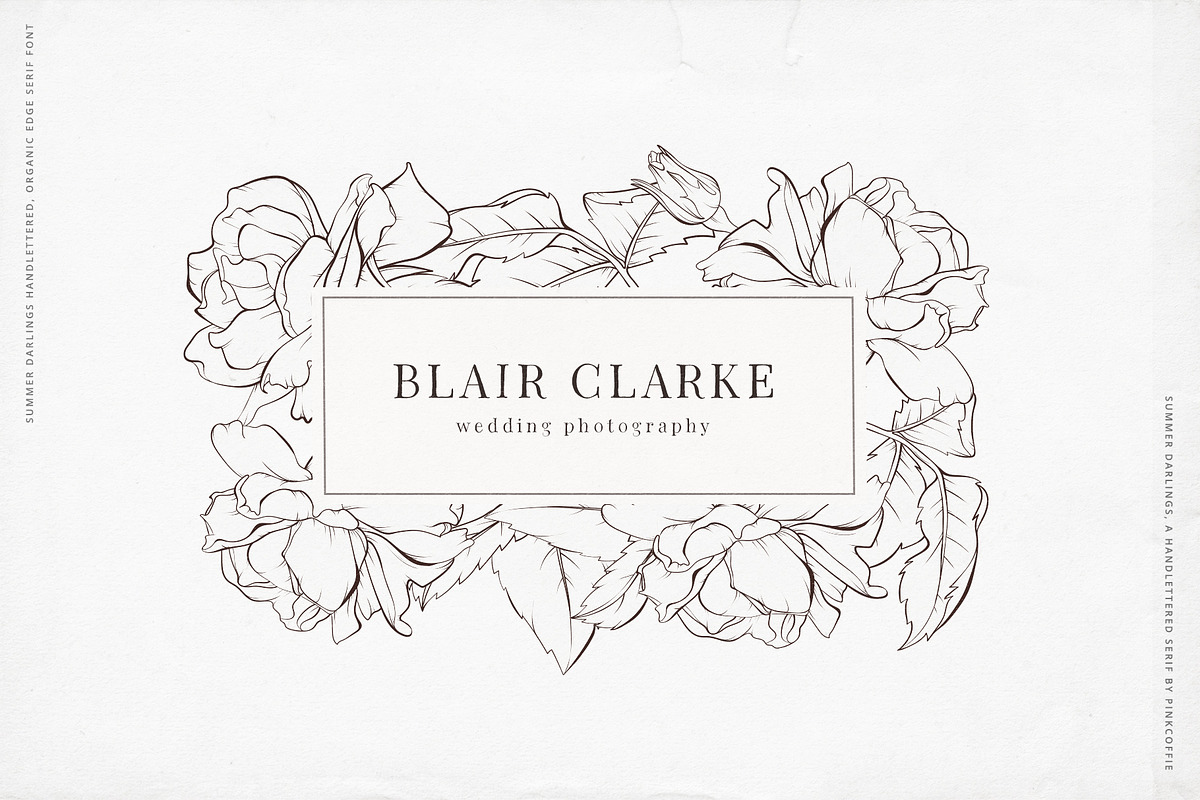 Summer Darlings | Handlettered Serif, a Serif Font by Pink Coffie (Photo 3 of 20)