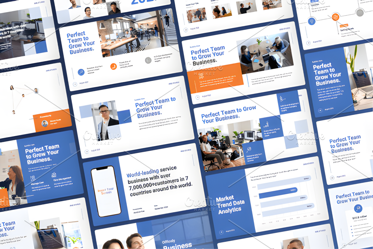 Officely Business Presentation Templ, a Marketing Template by Ink Gallery (Photo 3 of 3)