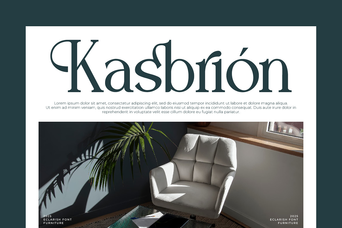 Eclarish - Serif Typeface Font, a Serif Font by Rishsketch (Photo 2 of 15)