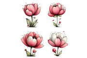 whimsical spring tulip flower clipar, an Illustration by Designworld (Thumbnail 4 of 4)