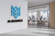 Blue M Letter Business Arrow Logo, a Branding & Logo Template by jongcreative (Thumbnail 2 of 4)