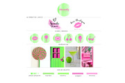 Pink and Green Brand Kit Canva, a Branding & Logo Template by CopertiniStudio (Thumbnail 2 of 8)