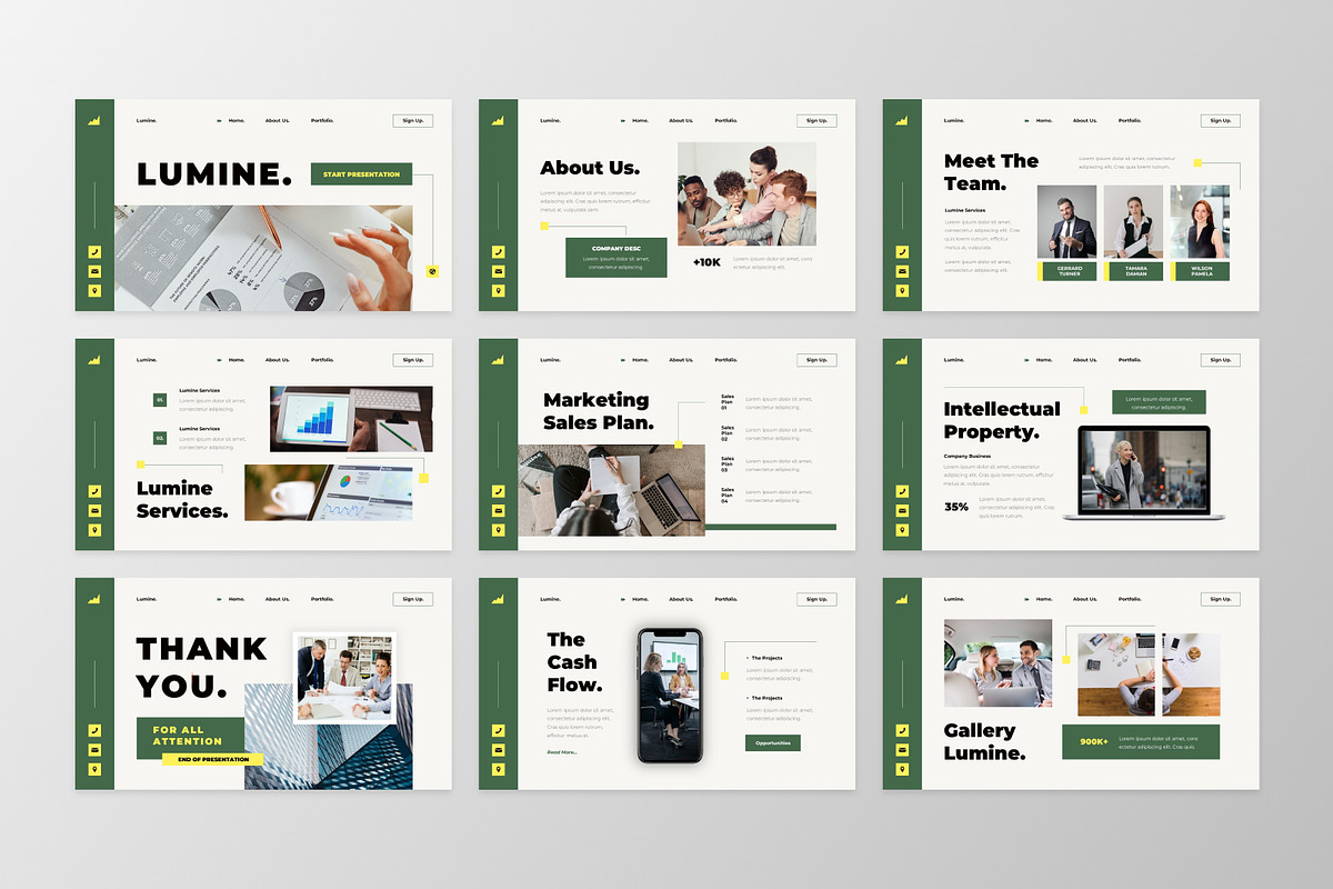 Lumine - Marketing Plan Google Slide, a Presentation Template by GraphauseProject (Photo 6 of 6)