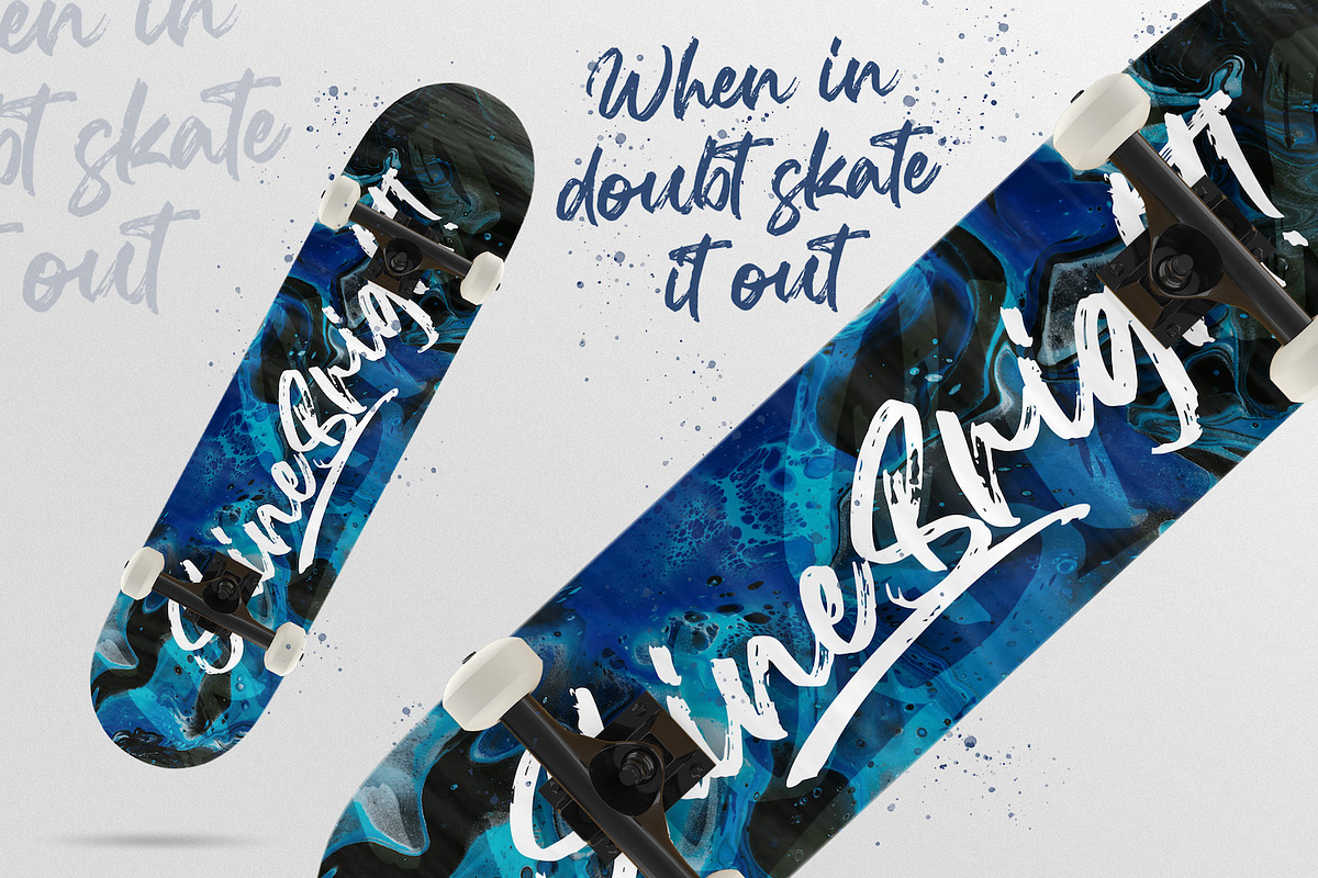 Agethsa - Textured Brush Font, a Script Font by StringLabs (Photo 9 of 13)