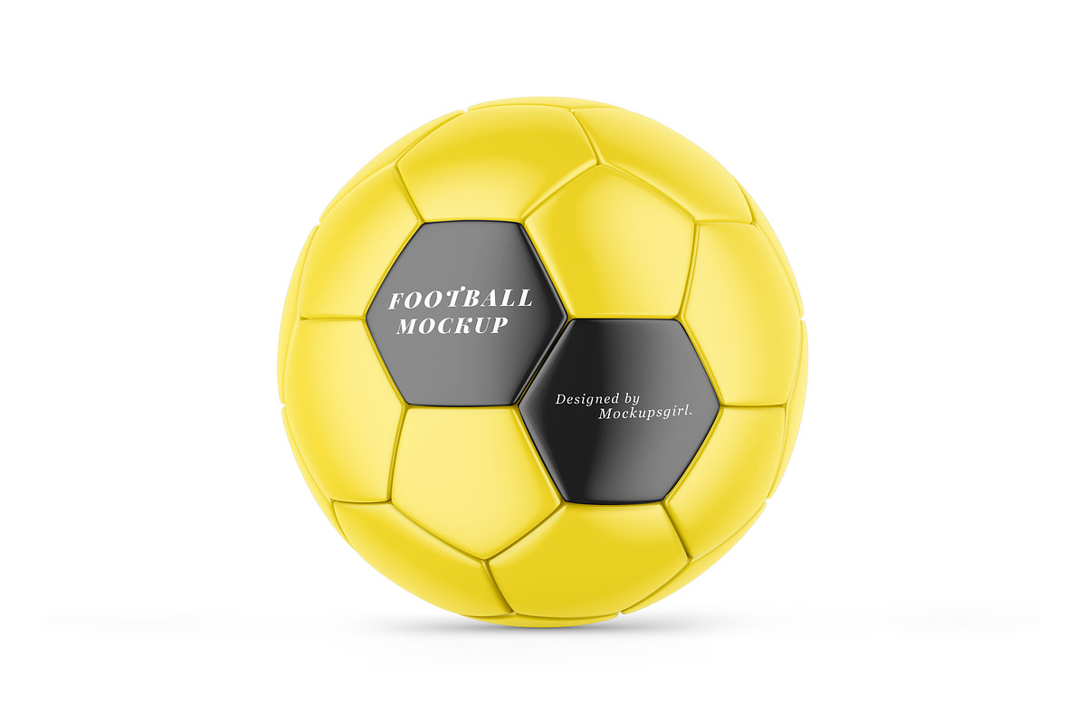 Foot Ball Mockup, a Merchandise Mockup by Mockups Girl (Photo 2 of 4)