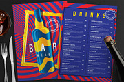 Bar Menu Template, a Flyer Template by BrandPacks (Thumbnail 1 of 6)