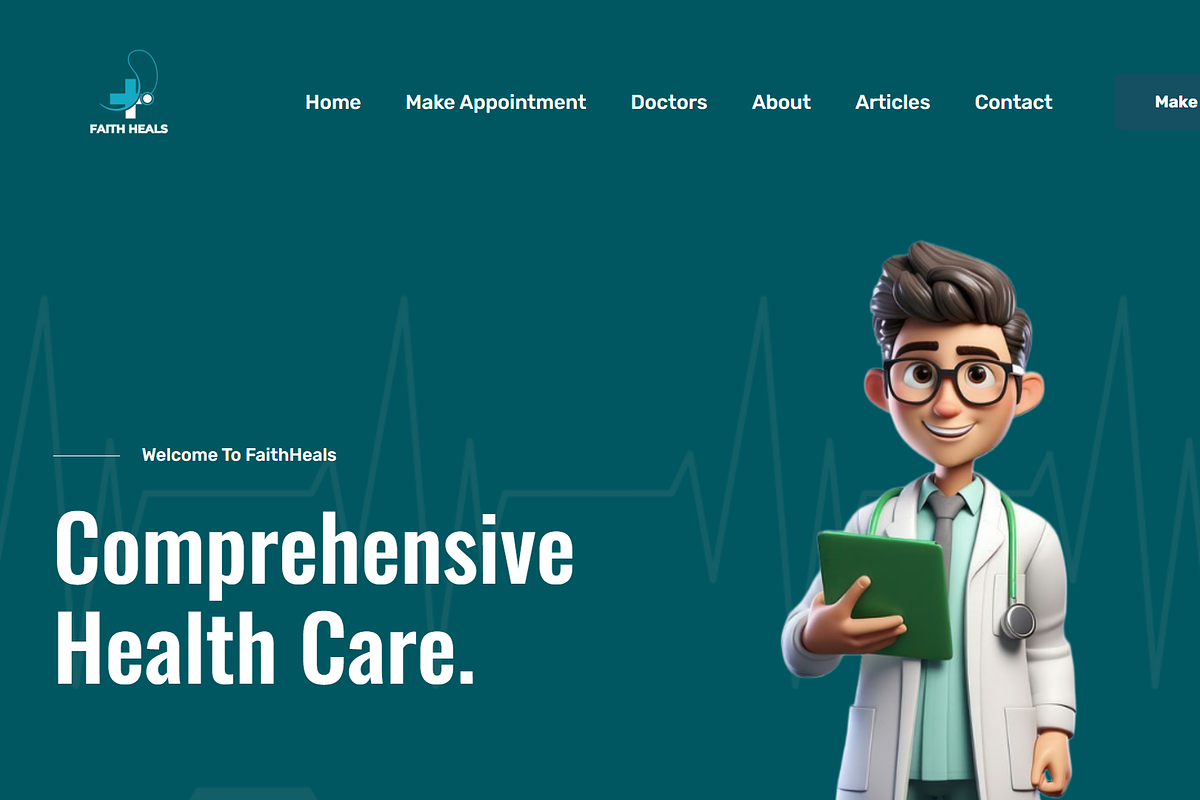 FaithHeals-Medical Website Template, a Landing Page Template by NomaTemplates (Photo 3 of 8)