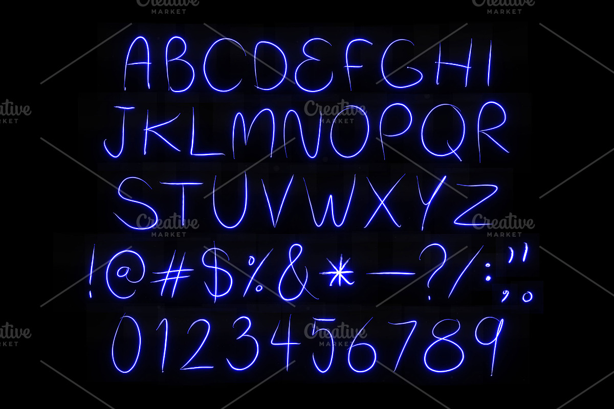 Light Paint VR Typeface, an Object Graphic by Design Assets (Photo 7 of 10)