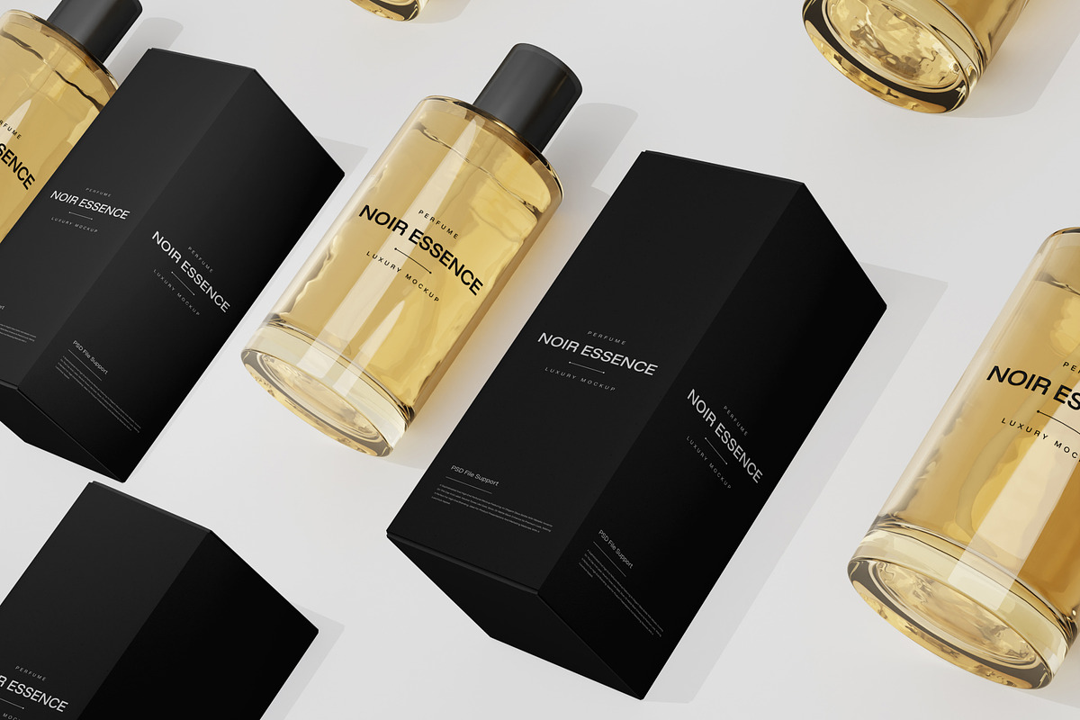 Bottle Perfume Mockup, a Packaging Mockup by SLAB! Design (Photo 6 of 6)