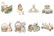 Happy Easter PNG Clipart Bundle., an Object Illustration by KennedyStudio (Thumbnail 2 of 5)