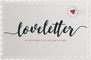 Loveletter Script + Vectors, a Script Font by Callie Rian & Co. (Thumbnail 1 of 8)