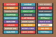 Cartridge — Retro video game font, a Sans Serif Font by SimpleBits® (Thumbnail 5 of 6)