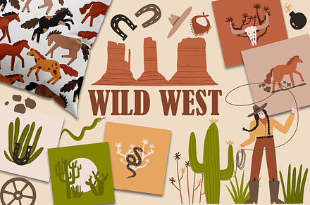 Wild west and cowboys