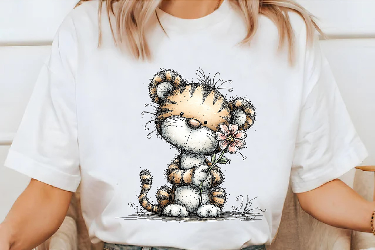 Whimsical Spring Animals Clipart, an Illustration by designcity5 (Photo 3 of 5)
