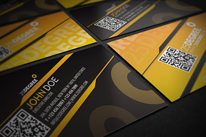 25 Degree Business Card Design