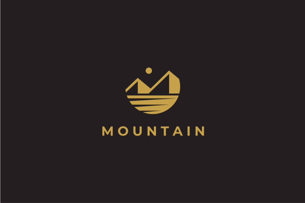 Mountain Logo template, a Branding & Logo Template by yopie (Photo 1 of 3)