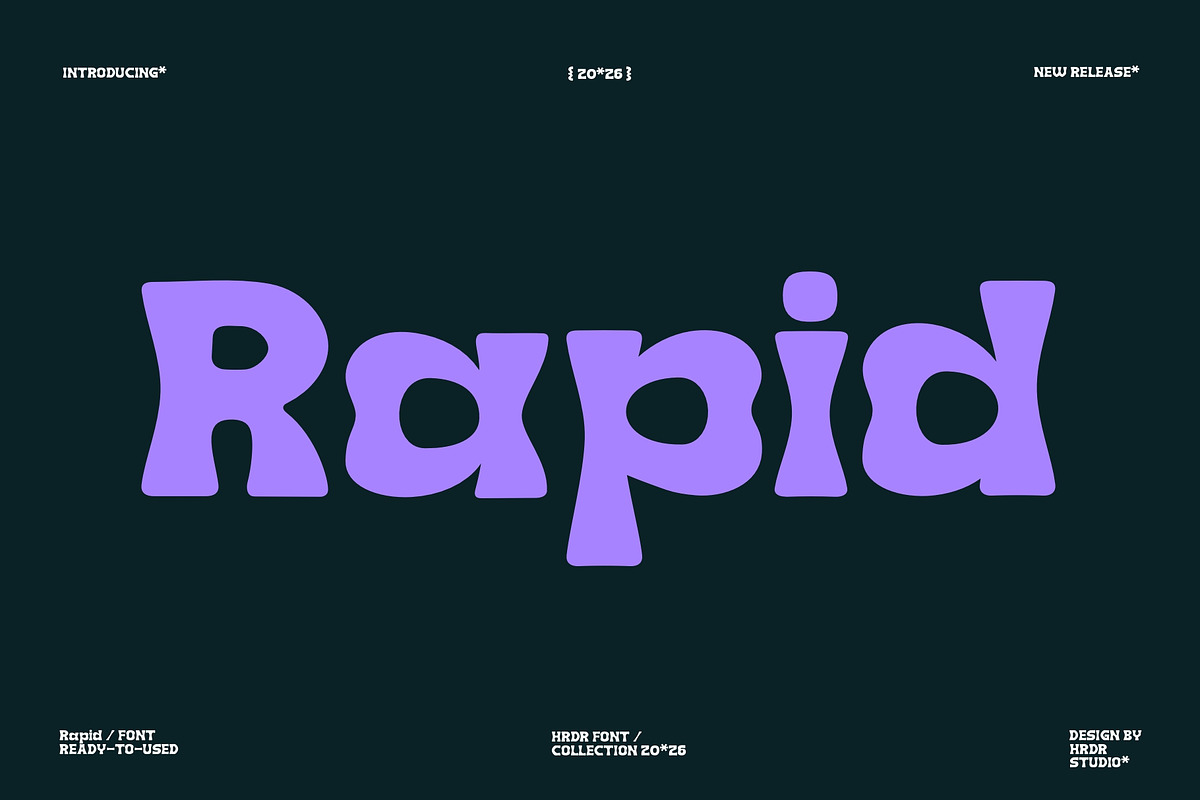 Rapid ( New Font ), a Serif Font by HRDR (Photo 1 of 11)
