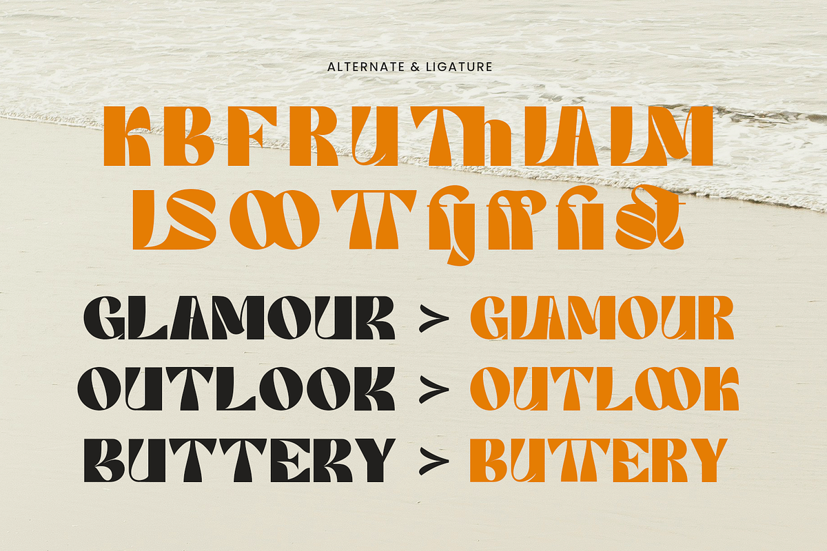 Glare - Retro Display Typeface, a Font by Annivers Type (Photo 10 of 10)