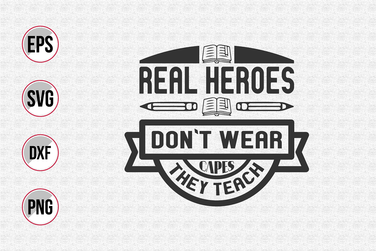 Teacher typographic quotes design., a Graphic by Uniquesvg99 (Photo 13 of 21)