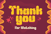 Mabed | Groovy Retro Font, a Font by twinstd (Thumbnail 12 of 12)