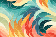 PSYCHEDELIC GROOVE. Seamless Pack, a Pattern Graphic by RefinedFantasyStudio (Thumbnail 9 of 9)