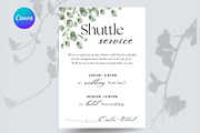 Wedding Shuttle service sign, a Card Template by EvaTemplates (Thumbnail 2 of 6)