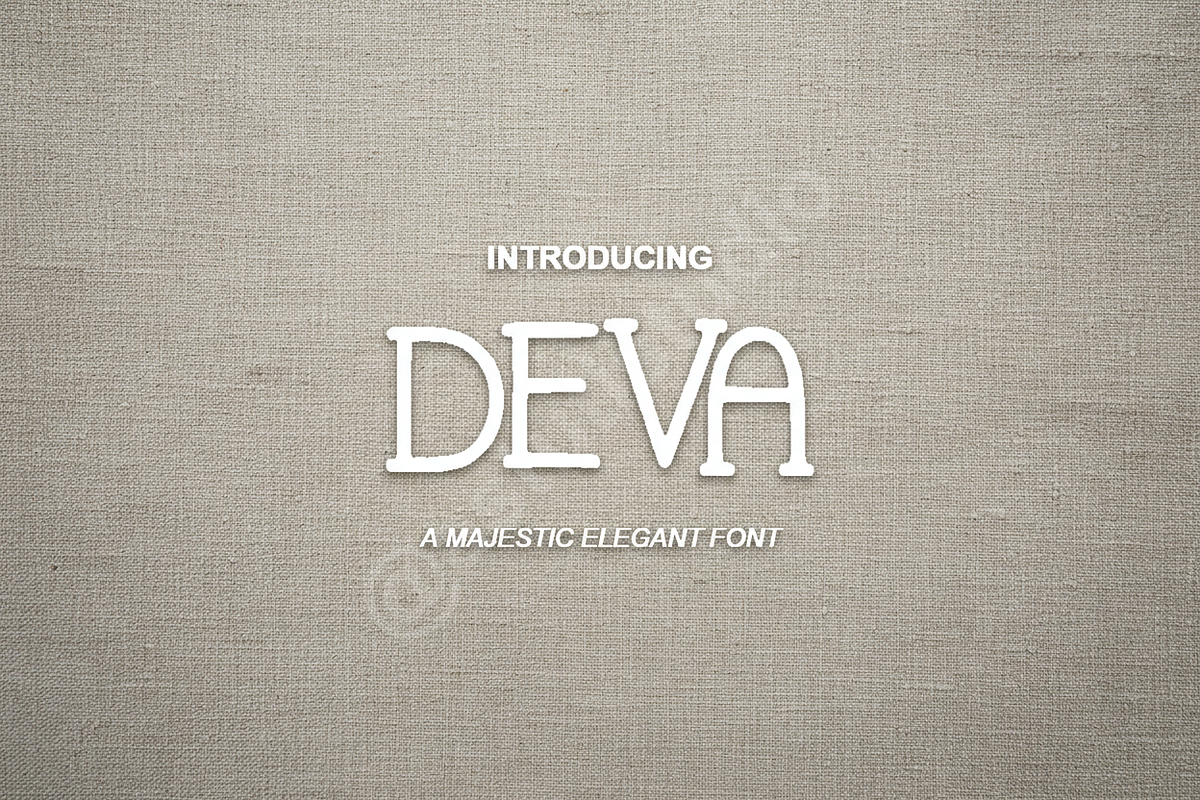 Deva Typeface: Modern Luxury Serif &, a Font by Astuti Studio (Photo 1 of 16)