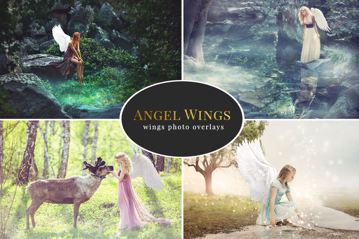 Angel Wings - photo overlays