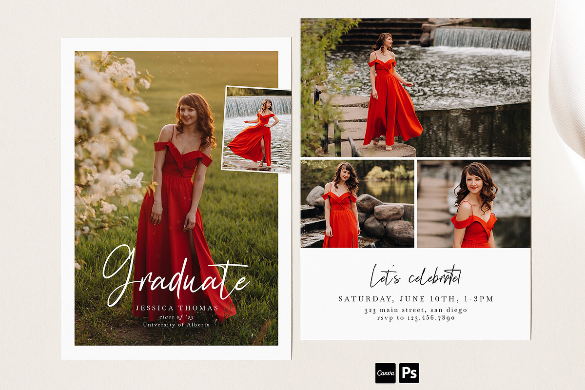Graduation Invitation Template GC060, an Invitation Template by Always Templates (Photo 1 of 3)