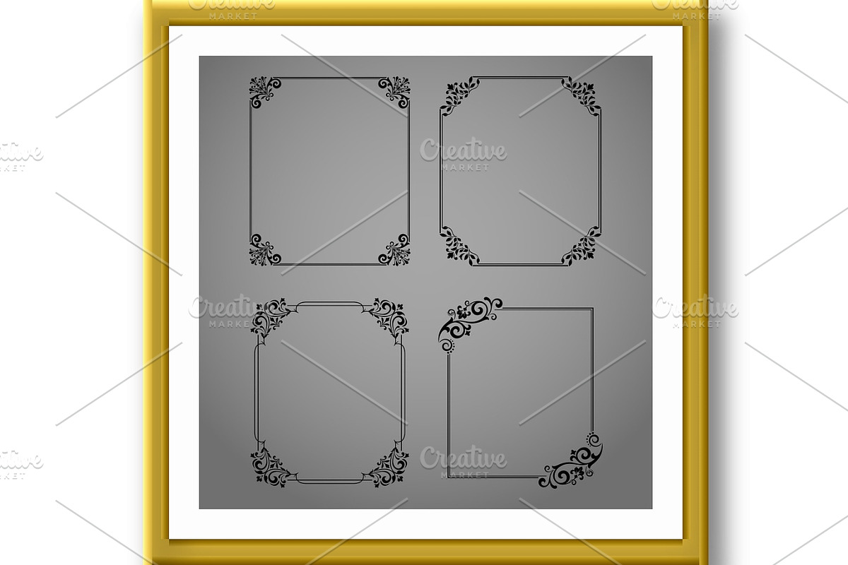 Set of decorative frames, a Pattern Graphic by RODINA (Photo 2 of 3)