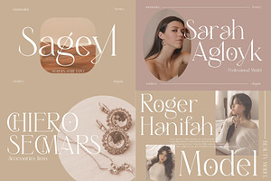 Stylish & Elegant Serif Font Bundle