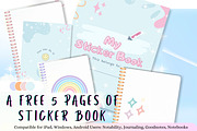 PLR Undated Digital Planner, a Stationery Template by Tas Creative Studio (Thumbnail 9 of 9)