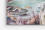 Canvas Ratio 4x5 Mockup Set, a Print Template by Mockups by Carlos Viloria (Thumbnail 8 of 11)