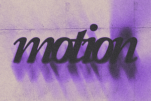 Motion Blur Text Effect, a Layer Style Add-On by Xtrahive