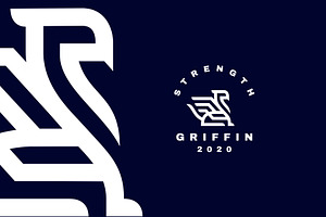 Griffin Line Art Logo