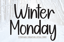 Winter Monday | Script Font