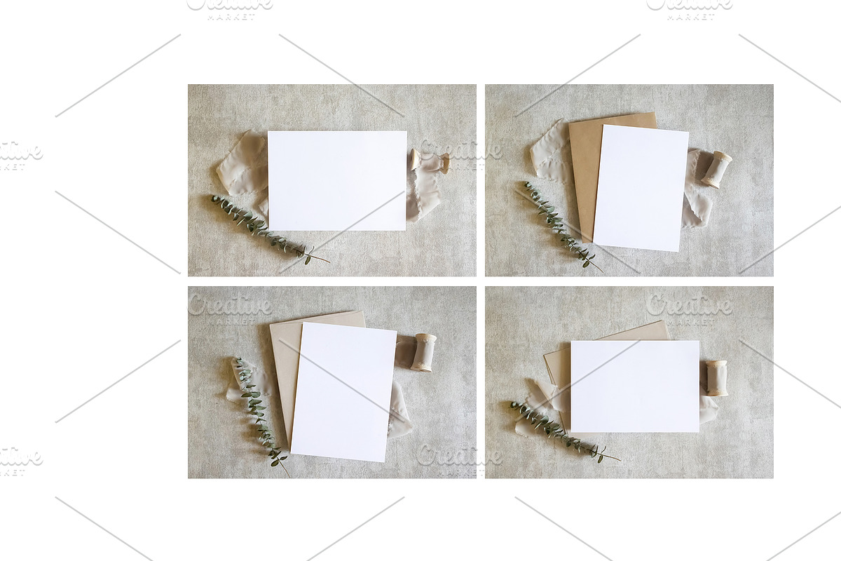 5x7 Neutral Card Mockup Pack, a Print Template by Citrus and Cinnamon (Photo 3 of 4)