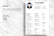 1 Pages Clean CV Template | MS Word, a Resume Template by Blue Digital Studio (Thumbnail 2 of 2)