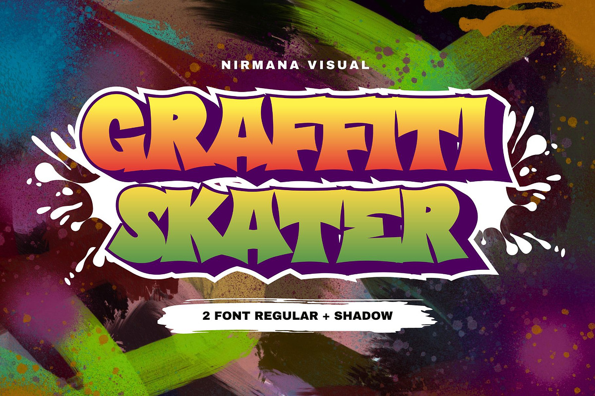 Graffiti Skater, a Handwritten Font by Nirmana Visual (Photo 1 of 7)