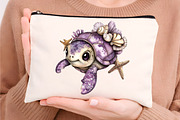 summer sea turtle clipart, an Illustration by GatewayDesign (Thumbnail 6 of 9)