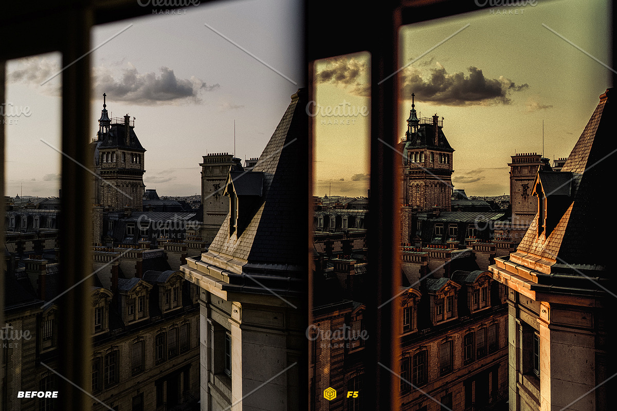Lightroom Presets Moody Film F1, an Action Add-On by Lavinsky Art Store (Photo 5 of 13)