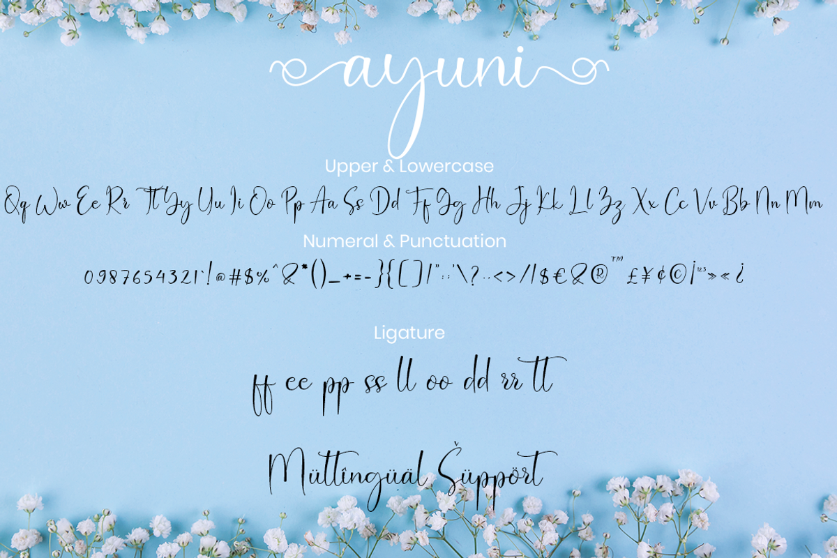 Ayuni Script Calligraphy, a Script Font by MC Creative (Photo 6 of 8)