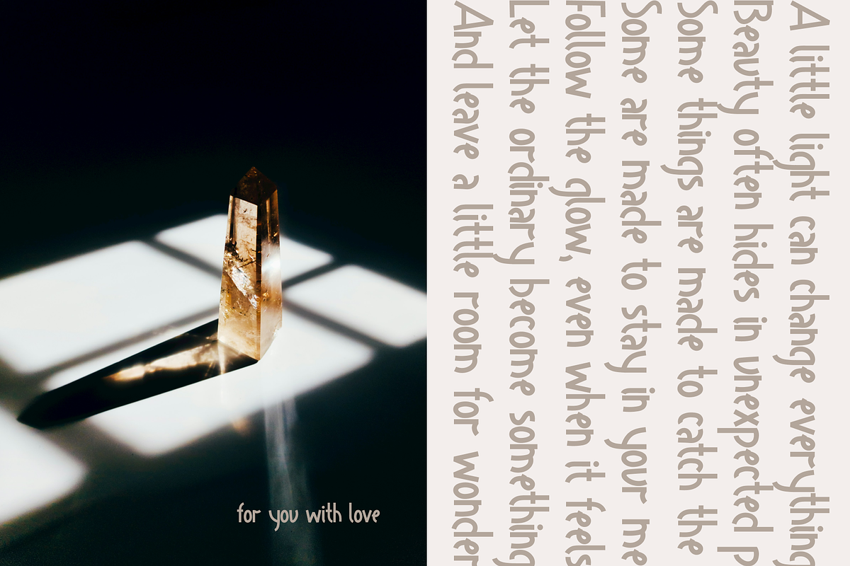 CuteCrystal Hand Drawn Font, a Handwritten Font by Nutalin Art (Photo 3 of 10)