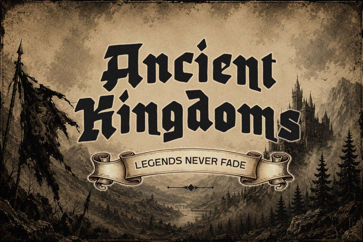 Eldrake Blackletter Font, a Blackletter Font by Letterhend Studio (Photo 7 of 11)